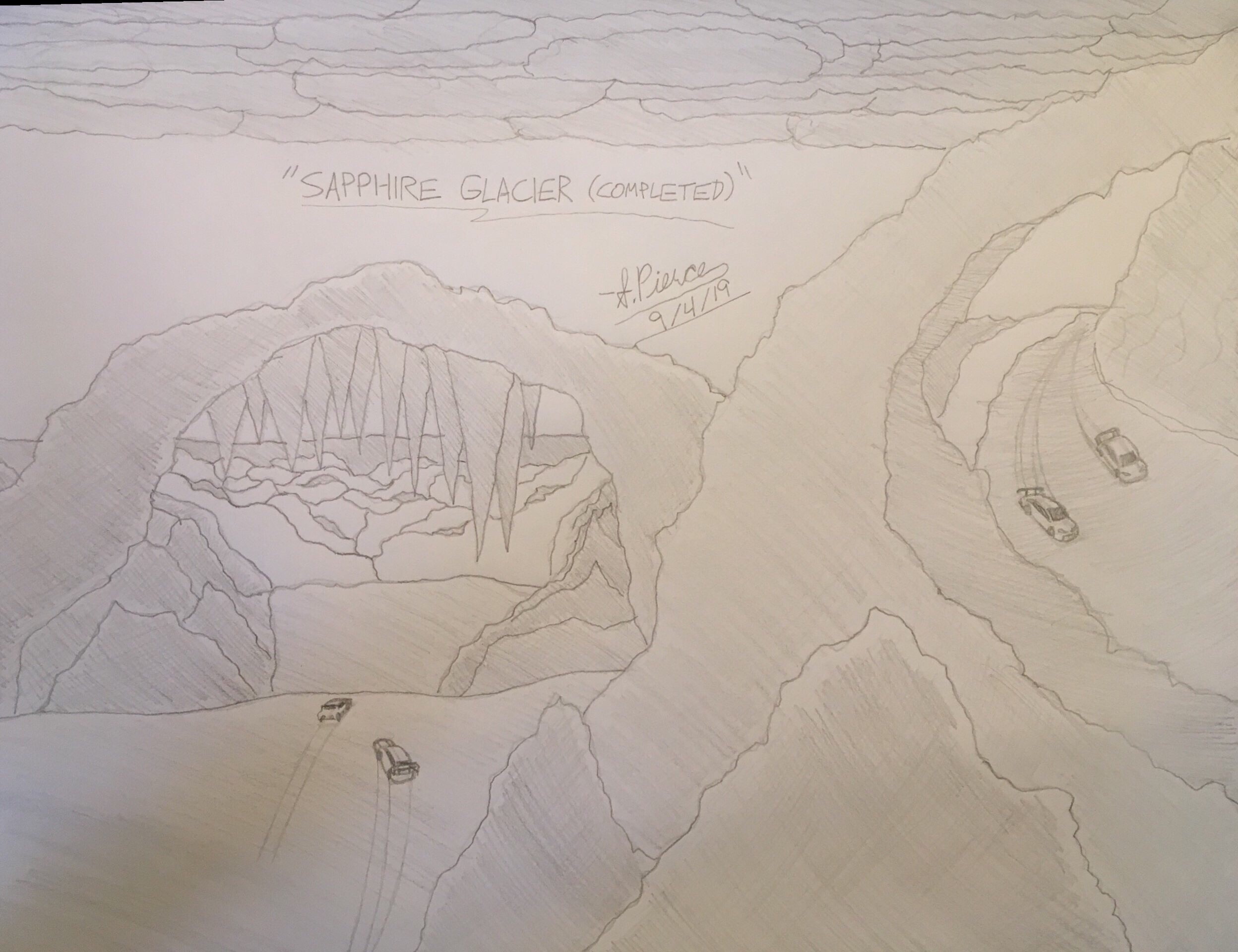 Sapphire Glacier (Concept Art)